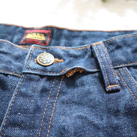 VON DUTCH High Rise Denim Shorts Dark Wash Size 29 - Picture 6 of 7